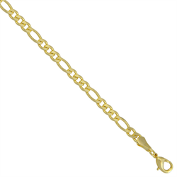 Corrente masculina de 50cm, banhada a ouro 18K